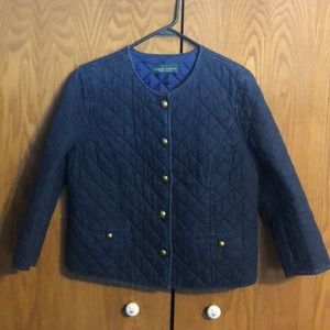 Ralph Lauren Quilted Denim Jacket Medium